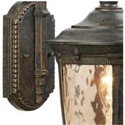 John Timberland Bellagio Vintage Outdoor Wall Light Fixtures Set Of 2 Veranda Bronze Downbridge 16 1/2" Champagne Hammered Glass For Post Exterior 10 John Timberland Bellagio Vintage Outdoor Wall Light Fixtures Set Of 2 Veranda Bronze Downbridge 16 1/2" Champagne Hammered Glass For Post Exterior -John Timberland Shop GUEST 01474d57 788a 468b bea2 31f34527725a