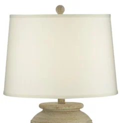 John Timberland Austin 28" Tall Jug Southwest Farmhouse Rustic Table Lamps Set Of 2 Sand Toned Ridged Finish Cream Shade Living Room Bedroom Bedside -John Timberland Shop GUEST 033feddc d7ec 407f 9fed 7bf072f08c32