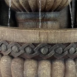 John Timberland Roman Outdoor Floor Water Fountain With Light LED 50" High 2-Tier Lion Face For Yard Garden Patio Deck Home 9 John Timberland Roman Outdoor Floor Water Fountain With Light LED 50" High 2-Tier Lion Face For Yard Garden Patio Deck Home -John Timberland Shop GUEST 03c71205 0fef 4161 a43a b3ee37553252