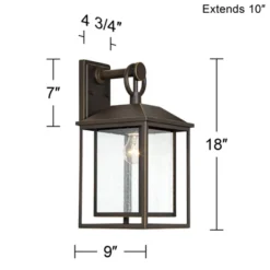 John Timberland Califa Mission Outdoor Wall Light Fixture Bronze 18" Clear Textured Glass For Post Exterior Barn Deck House Porch Yard Posts Patio 11 John Timberland Califa Mission Outdoor Wall Light Fixture Bronze 18" Clear Textured Glass For Post Exterior Barn Deck House Porch Yard Posts Patio -John Timberland Shop GUEST 070b3b9e 54f5 496d b7c5 758583851788