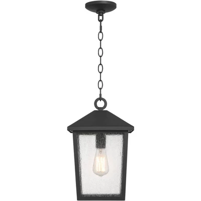 John Timberland Westmont 15 3/4" High Modern Outdoor Pendant Light Fixture Ceiling Porch House Hanging Sand Black Aluminum Seeded Glass Shade 6 John Timberland Westmont 15 3/4" High Modern Outdoor Pendant Light Fixture Ceiling Porch House Hanging Sand Black Aluminum Seeded Glass Shade - Image 6