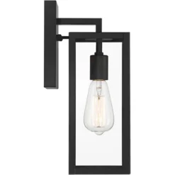 John Timberland Titan Modern Outdoor Wall Light Fixtures Set Of 2 Mystic Black 14 1/4" Clear Glass For Post Exterior Barn Deck House Porch Yard Patio -John Timberland Shop GUEST 08852a10 2ade 4fdf a9ac edfca79ea1c7