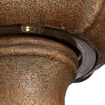 John Timberland Arosco Rustic 3 Tier Basin Outdoor Floor Water Fountain With LED Light 43" For Yard Garden Patio Home Deck Porch Exterior Balcony Roof 4 John Timberland Arosco Rustic 3 Tier Basin Outdoor Floor Water Fountain With LED Light 43" For Yard Garden Patio Home Deck Porch Exterior Balcony Roof - Image 4