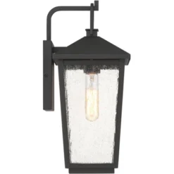 John Timberland Misty 16 1/4" High Sand Black Outdoor Wall Light -John Timberland Shop GUEST 134eb190 30a3 4de8 8a43 edb7b3d783e0
