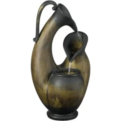 John Timberland Mediterranean Tabletop Water Fountain 24" High Cascading Jug For Table Desk Yard Garden Patio Home Relaxation 10 John Timberland Mediterranean Tabletop Water Fountain 24" High Cascading Jug For Table Desk Yard Garden Patio Home Relaxation -John Timberland Shop GUEST 147ef0d2 668d 4f1b a768 93cf78c8f6f7