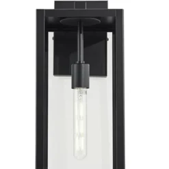 John Timberland Titan Modern Outdoor Wall Light Fixture Mystic Black 20" Clear Glass For Post Exterior Barn Deck House Porch Yard Patio Home Outside -John Timberland Shop GUEST 150f51d2 fe56 4ae4 a730 0deedc2301c7