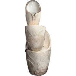 John Timberland Three Urn With Leaves Rustic Cascading Outdoor Floor Water Fountain With LED Light 30" For Yard Garden Patio Home Deck Porch Exterior 12 John Timberland Three Urn With Leaves Rustic Cascading Outdoor Floor Water Fountain With LED Light 30" For Yard Garden Patio Home Deck Porch Exterior -John Timberland Shop GUEST 1a4ad4cb 8f05 46f3 afb6 69fad9c9c19f