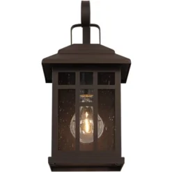 John Timberland Outdoor Wall Lights Set Of 2 Fixture Carriage Style Bronze 12 1/2" Clear Glass Lantern Exterior House Porch Patio -John Timberland Shop GUEST 1c3b5cf8 7788 4af8 b6eb 6e846dba0f64