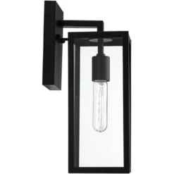 John Timberland Titan Modern Outdoor Wall Light Fixtures Set Of 2 Mystic Black Dusk To Dawn 14" Clear Glass For Post Exterior Barn Deck -John Timberland Shop GUEST 1d5aa6d8 cdef 4d6a adc1 44bb15cbf242