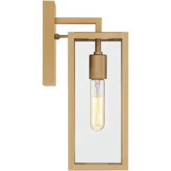 John Timberland Modern Outdoor Wall Light Fixture Soft Gold 14 1/4" Clear Glass For Exterior Barn Deck House Home Porch Yard Patio 10 John Timberland Modern Outdoor Wall Light Fixture Soft Gold 14 1/4" Clear Glass For Exterior Barn Deck House Home Porch Yard Patio -John Timberland Shop GUEST 2242454f f929 43f8 a3d2 7a8893bb4e2f
