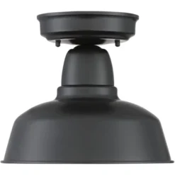 John Timberland Urban Barn Rustic Farmhouse Semi Flush Mount Outdoor Ceiling Light Black Metal 10 1/4" For Post Exterior Barn Deck House Porch Yard 9 John Timberland Urban Barn Rustic Farmhouse Semi Flush Mount Outdoor Ceiling Light Black Metal 10 1/4" For Post Exterior Barn Deck House Porch Yard -John Timberland Shop GUEST 22fc9e8b 6451 4e41 8747 1a0a90438ca5