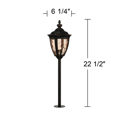 John Timberland Bellagio Collection 22 1/2" High Bronze Landscape LED Path Light 3 John Timberland Bellagio Collection 22 1/2" High Bronze Landscape LED Path Light - Image 3
