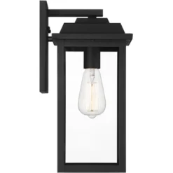 John Timberland Eastcrest Modern Outdoor Wall Light Fixture Textured Black 15 1/4" Clear Glass Panels For Post Exterior Barn Deck House Porch Yard -John Timberland Shop GUEST 27e3665a a7c3 4998 b0ba 529f7ea87983