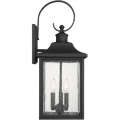 John Timberland Moray Bay Mission Outdoor Wall Light Fixture Black Lantern 24" Clear Seedy Glass For Post Exterior Barn Deck House Porch Yard Patio -John Timberland Shop GUEST 2975908b 5e6c 4232 a18d 4786fb43ca6b