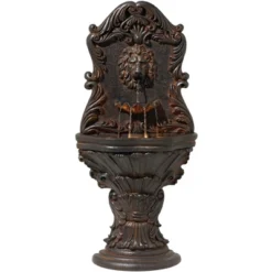 John Timberland Imperial Lion Acanthus Rustic Outdoor Floor Wall Water Fountain With LED Light 50" For Yard Garden Patio Home Deck Porch House Balcony -John Timberland Shop GUEST 2c703b26 94c9 4ce7 bc7f 0fe3c665ac4c