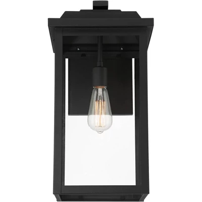 John Timberland Eastcrest Modern Outdoor Wall Light Fixture Textured Black 20 1/2" Clear Glass Panels For Post Exterior Barn Deck House Porch Patio 3 John Timberland Eastcrest Modern Outdoor Wall Light Fixture Textured Black 20 1/2" Clear Glass Panels For Post Exterior Barn Deck House Porch Patio - Image 3