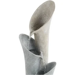 John Timberland Bell Modern Zen 4 Tier Cascading Outdoor Floor Water Fountain 34" For Yard Garden Patio Home Deck Porch House Exterior Balcony Roof -John Timberland Shop GUEST 2d8fedc7 9342 4007 82d8 9342a61e54c5