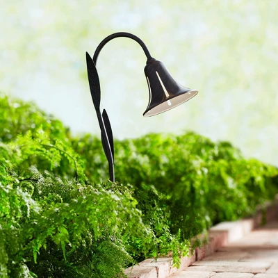 John Timberland Tulip 27" High Dark Rust LED Landscape Lights Set Of 2 4 John Timberland Tulip 27" High Dark Rust LED Landscape Lights Set Of 2 - Image 4