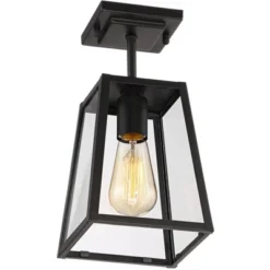 John Timberland Arrington Modern Semi Flush Mount Outdoor Ceiling Light Mystic Black 11 3/4" Clear Glass For Post Exterior Barn Deck House Porch Yard 8 John Timberland Arrington Modern Semi Flush Mount Outdoor Ceiling Light Mystic Black 11 3/4" Clear Glass For Post Exterior Barn Deck House Porch Yard -John Timberland Shop GUEST 37544858 3500 4f00 9fe1 de4c96cf68f9