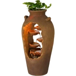 John Timberland Cascade Rustic Asian Planter Urn Outdoor Floor Water Fountain With LED Light 33" For Yard Garden Patio Home Deck Porch Exterior House 9 John Timberland Cascade Rustic Asian Planter Urn Outdoor Floor Water Fountain With LED Light 33" For Yard Garden Patio Home Deck Porch Exterior House -John Timberland Shop GUEST 3755f8fd f6eb 43b0 82d5 2b763c08ced1