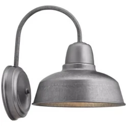 John Timberland Rustic Industrial Farmhouse Outdoor Barn Light Fixture Galvanized Gooseneck Arm 13" For Exterior Barn Deck House Porch Yard Patio Roof -John Timberland Shop GUEST 39ee09cd c7b0 4f0a 9a91 9252bb28dbd5