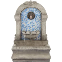 Manhasset 30 1/4" High Large Italian Outdoor Decor Blue Faux Stone Floor Fountain Waterfall Outside Garden Patio Yard Backyard 13 Manhasset 30 1/4" High Large Italian Outdoor Decor Blue Faux Stone Floor Fountain Waterfall Outside Garden Patio Yard Backyard -John Timberland Shop GUEST 3d2731d7 0b92 4302 8359 dee93c204468