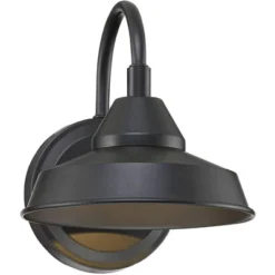 John Timberland Westley Rustic Farmhouse Outdoor Wall Light Fixtures Set Of 2 Black LED Dark Sky Gooseneck Arm 8 1/2" For Post Exterior -John Timberland Shop GUEST 410afa04 5890 4059 b229 f03b2ab4a625