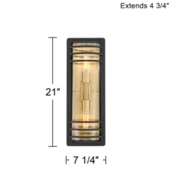 John Timberland Habitat Modern Outdoor Wall Light Fixture Black Brass Metal 21" Clear Glass For Post Exterior Barn Deck House Porch Yard Posts Patio 13 John Timberland Habitat Modern Outdoor Wall Light Fixture Black Brass Metal 21" Clear Glass For Post Exterior Barn Deck House Porch Yard Posts Patio -John Timberland Shop GUEST 43af7513 0ed1 44e3 9df6 0de09202fec5
