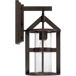 John Timberland Argentine Rustic Farmhouse Outdoor Wall Light Fixture Bronze 17" Clear Seedy Cylinder Glass For Post Exterior Barn Deck House Porch 12 John Timberland Argentine Rustic Farmhouse Outdoor Wall Light Fixture Bronze 17" Clear Seedy Cylinder Glass For Post Exterior Barn Deck House Porch -John Timberland Shop GUEST 467ba591 f5c3 4010 b500 75fdaf5bdd5c