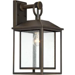 John Timberland Califa Mission Outdoor Wall Light Fixture Bronze 18" Clear Textured Glass For Post Exterior Barn Deck House Porch Yard Posts Patio 9 John Timberland Califa Mission Outdoor Wall Light Fixture Bronze 18" Clear Textured Glass For Post Exterior Barn Deck House Porch Yard Posts Patio -John Timberland Shop GUEST 46f983dd e0f0 4afd 8fa8 cf7ed56d2104