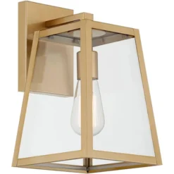 John Timberland Arrington Modern Outdoor Wall Light Fixture Soft Gold Metal 13" Clear Glass For Post Exterior Barn Deck House Porch Yard Posts Patio -John Timberland Shop GUEST 47774164 b41d 4d7e b34b 79063044490d