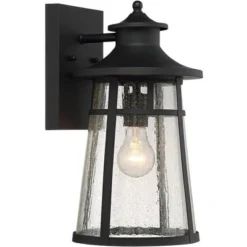 John Timberland Clement Mission Outdoor Wall Light Fixtures Set Of 2 Cast Iron Black 15" Clear Seedy Glass For Post Exterior Barn Deck House Porch 12 John Timberland Clement Mission Outdoor Wall Light Fixtures Set Of 2 Cast Iron Black 15" Clear Seedy Glass For Post Exterior Barn Deck House Porch -John Timberland Shop GUEST 49f30e8d b4d9 44c0 bb50 41cd0b83be5e