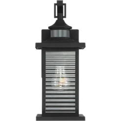 John Timberland Cameron Mission Outdoor Wall Light Fixture Textured Black Motion Sensor Dusk To Dawn 13 3/4" Clear Stripped Glass For Post Exterior 10 John Timberland Cameron Mission Outdoor Wall Light Fixture Textured Black Motion Sensor Dusk To Dawn 13 3/4" Clear Stripped Glass For Post Exterior -John Timberland Shop GUEST 4c0775fa d4d6 4196 9dbf 1283a0f64719