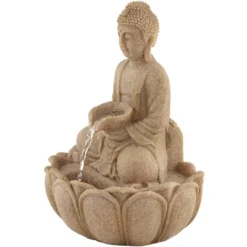 John Timberland Calm Buddha Zen Outdoor Water Fountain With LED Light 14" For Yard Garden Patio Deck Porch House Exterior Balcony Meditation -John Timberland Shop GUEST 4e8a3ca9 c8cf 42bb 8540 668d7d735c06