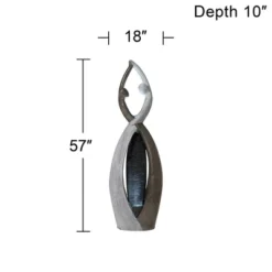 John Timberland Dancing Couple Modern Outdoor Floor Water Fountain With LED Light 57" For Yard Garden Patio Home Deck Porch Exterior Balcony Roof 10 John Timberland Dancing Couple Modern Outdoor Floor Water Fountain With LED Light 57" For Yard Garden Patio Home Deck Porch Exterior Balcony Roof -John Timberland Shop GUEST 4fb720c1 022e 47f1 b1f9 2f94a2c6ea32