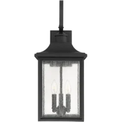 John Timberland Moray Bay Mission Outdoor Wall Light Fixture Black Lantern 24" Clear Seedy Glass For Post Exterior Barn Deck House Porch Yard Patio -John Timberland Shop GUEST 500b872a eee9 4dbc 9ff3 1c9d1848087b