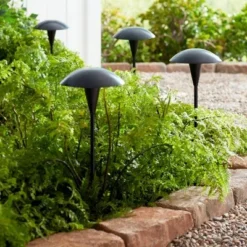 John Timberland Grant 18" High Black LED Mushroom Path Lights Set Of 2 -John Timberland Shop GUEST 52f1ac22 1546 496e a478 83c650835c16