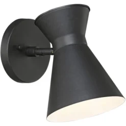 John Timberland Vance 8" High Modern Outdoor Wall Light Fixture Mount Porch House Exterior Outside LED Bulb Swivel Weatherproof Black Metal Deck -John Timberland Shop GUEST 53e1362b ed46 4488 9330 a19da78fef8c