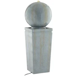 Ball And Pillar 34 1/4" High Large Modern Indoor Outdoor Decor Faux Stone Floor Fountain With Light LED Bubbler Outside Garden Patio 11 Ball And Pillar 34 1/4" High Large Modern Indoor Outdoor Decor Faux Stone Floor Fountain With Light LED Bubbler Outside Garden Patio -John Timberland Shop GUEST 5404caef c088 4114 8696 a943026b1aff