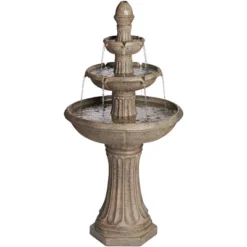 John Timberland Farron Rustic 3 Tier Basin Outdoor Floor Water Fountain With LED Light 46" For Yard Garden Patio Home Deck Porch Exterior Balcony Roof 14 John Timberland Farron Rustic 3 Tier Basin Outdoor Floor Water Fountain With LED Light 46" For Yard Garden Patio Home Deck Porch Exterior Balcony Roof -John Timberland Shop GUEST 576a4c65 1b0b 4c43 9bc0 55ef8fca6c26
