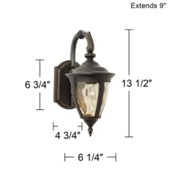 John Timberland Rustic Industrial Outdoor Wall Light Fixture Bronze Metal 13 1/2" Glass Wet Rated For Exterior House Patio Home 15 John Timberland Rustic Industrial Outdoor Wall Light Fixture Bronze Metal 13 1/2" Glass Wet Rated For Exterior House Patio Home -John Timberland Shop GUEST 5887038f d6d0 46ab 92d6 842b7e8df347