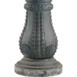 John Timberland Hampton Rustic 4 Tier Cascading Outdoor Floor Water Fountain With LED Light 56 3/4" For Yard Garden Patio Deck Porch Exterior Balcony -John Timberland Shop GUEST 589b9846 b6ae 49eb a326 8bd033003088
