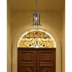 John Timberland Casa Seville Vintage Rustic Outdoor Hanging Light Dark Walnut Scroll 15" Champagne Water Glass For Post Exterior Barn Deck House Porch -John Timberland Shop GUEST 59ad44fd 3324 41c2 9b5d 9aa23b9e05e1