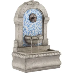 Manhasset 30 1/4" High Large Italian Outdoor Decor Blue Faux Stone Floor Fountain Waterfall Outside Garden Patio Yard Backyard 10 Manhasset 30 1/4" High Large Italian Outdoor Decor Blue Faux Stone Floor Fountain Waterfall Outside Garden Patio Yard Backyard -John Timberland Shop GUEST 5a04bd62 6e71 49ef 8422 81aa67cd068a