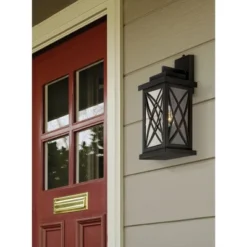 John Timberland Woodland Park Outdoor Wall Light Fixture Black Dusk To Dawn 15" Clear Glass For Post Exterior Barn Deck House Porch Yard Patio Home -John Timberland Shop GUEST 5c16ceed 5a52 4c27 8d87 5695817b6342