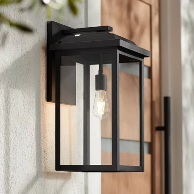 John Timberland Eastcrest Modern Outdoor Wall Light Fixture Textured Black 20 1/2" Clear Glass Panels For Post Exterior Barn Deck House Porch Patio 1 John Timberland Eastcrest Modern Outdoor Wall Light Fixture Textured Black 20 1/2" Clear Glass Panels For Post Exterior Barn Deck House Porch Patio