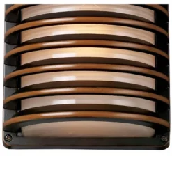 John Timberland Modern Industrial Outdoor Wall Light Fixture Rubbed Bronze Grid 10" Frosted Glass For Post Exterior Barn Deck House Porch Yard Patio -John Timberland Shop GUEST 60ed5161 668c 42c4 94ed 8e33bb4f142f