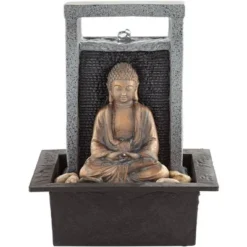 Meditating Buddha 11" High Small Indoor Decor Faux Stone Tabletop Fountain Waterfall Desk Relaxation Bedroom Living Room 13 Meditating Buddha 11" High Small Indoor Decor Faux Stone Tabletop Fountain Waterfall Desk Relaxation Bedroom Living Room -John Timberland Shop GUEST 61cea50f 070e 43d0 b6de df63d49596c6
