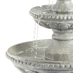 John Timberland Pineapple Modern 3 Tier Cascading Outdoor Floor Water Fountain 44" For Yard Garden Patio Home Deck Porch House Exterior Balcony Roof -John Timberland Shop GUEST 65f8ccfa 9ee8 4e84 aded 45ad9e40cfd6