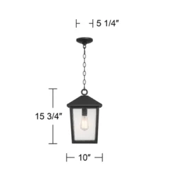John Timberland Westmont 15 3/4" High Modern Outdoor Pendant Light Fixture Ceiling Porch House Hanging Sand Black Aluminum Seeded Glass Shade 11 John Timberland Westmont 15 3/4" High Modern Outdoor Pendant Light Fixture Ceiling Porch House Hanging Sand Black Aluminum Seeded Glass Shade -John Timberland Shop GUEST 68abb1be 6eff 480f 87a2 49a0dbe3ffe2